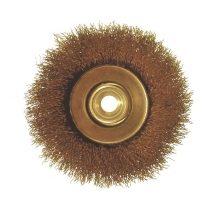 Szczotka doczołowa, drut pleciony 76 mm